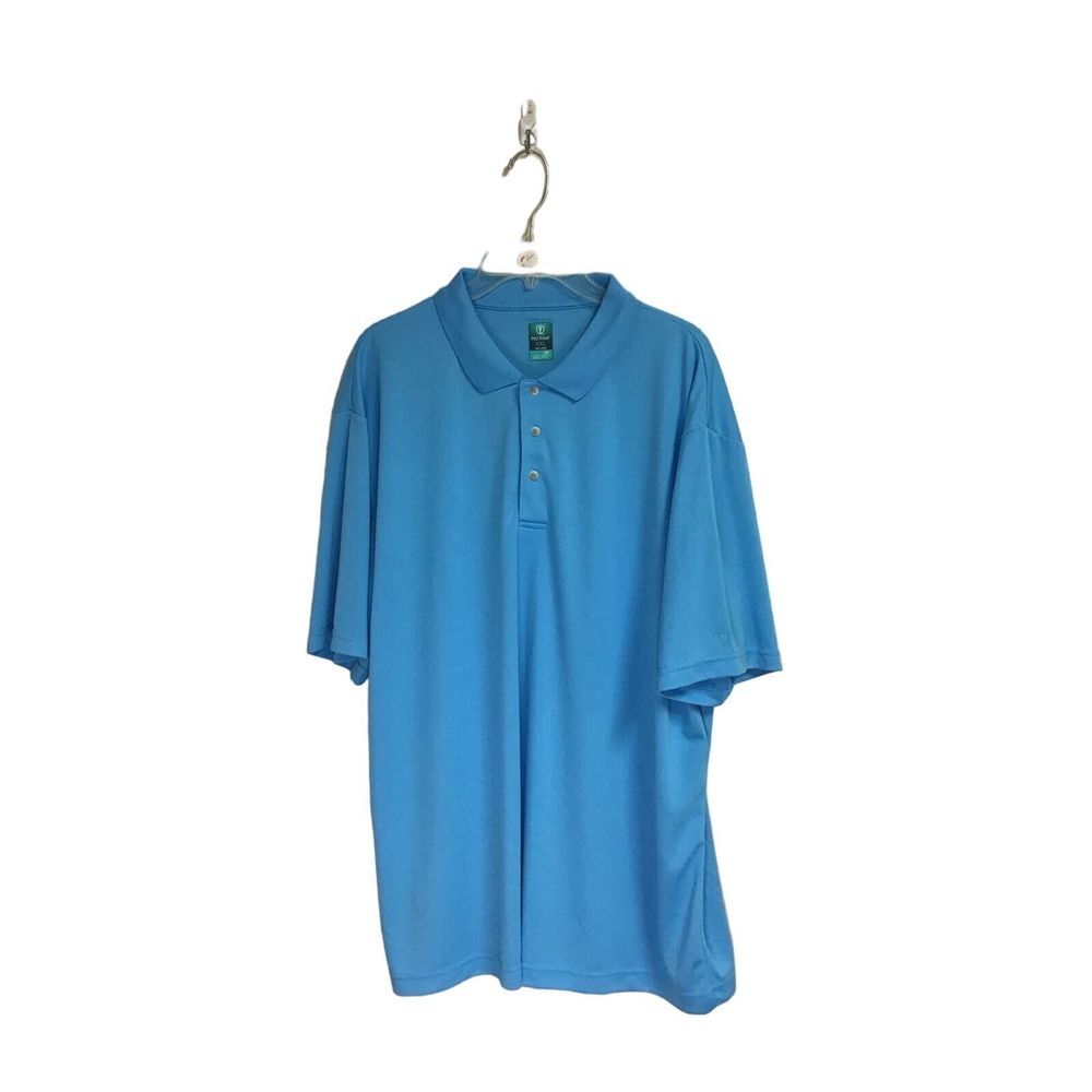 Pro Tour Blue Polo Golf Shirt Collared Short Sleeve Men's Size XXL
